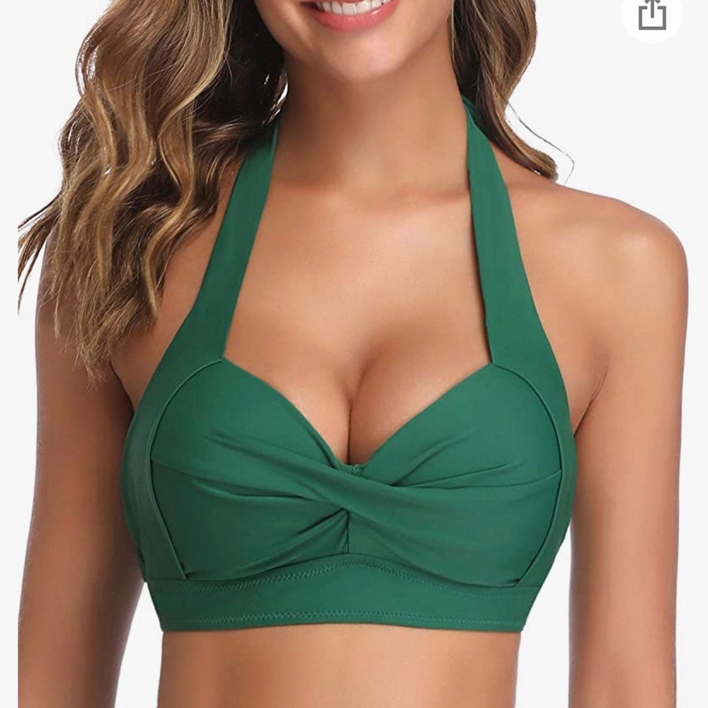 Green Bikini Top